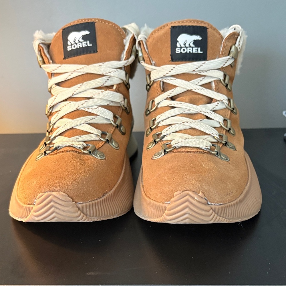 Sorel Brown Lace-Up Hiking Boots
